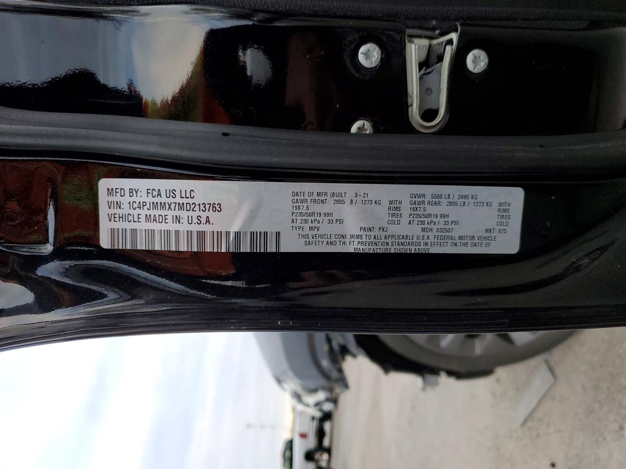 2021 JEEP CHEROKEE LATITUDE LUX photo 12
