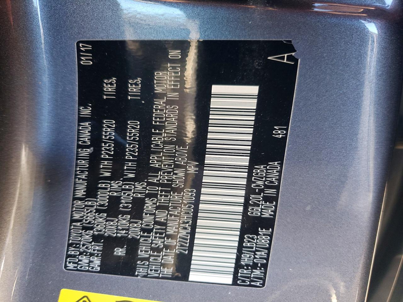 2017 LEXUS RX 350 BASE photo 14