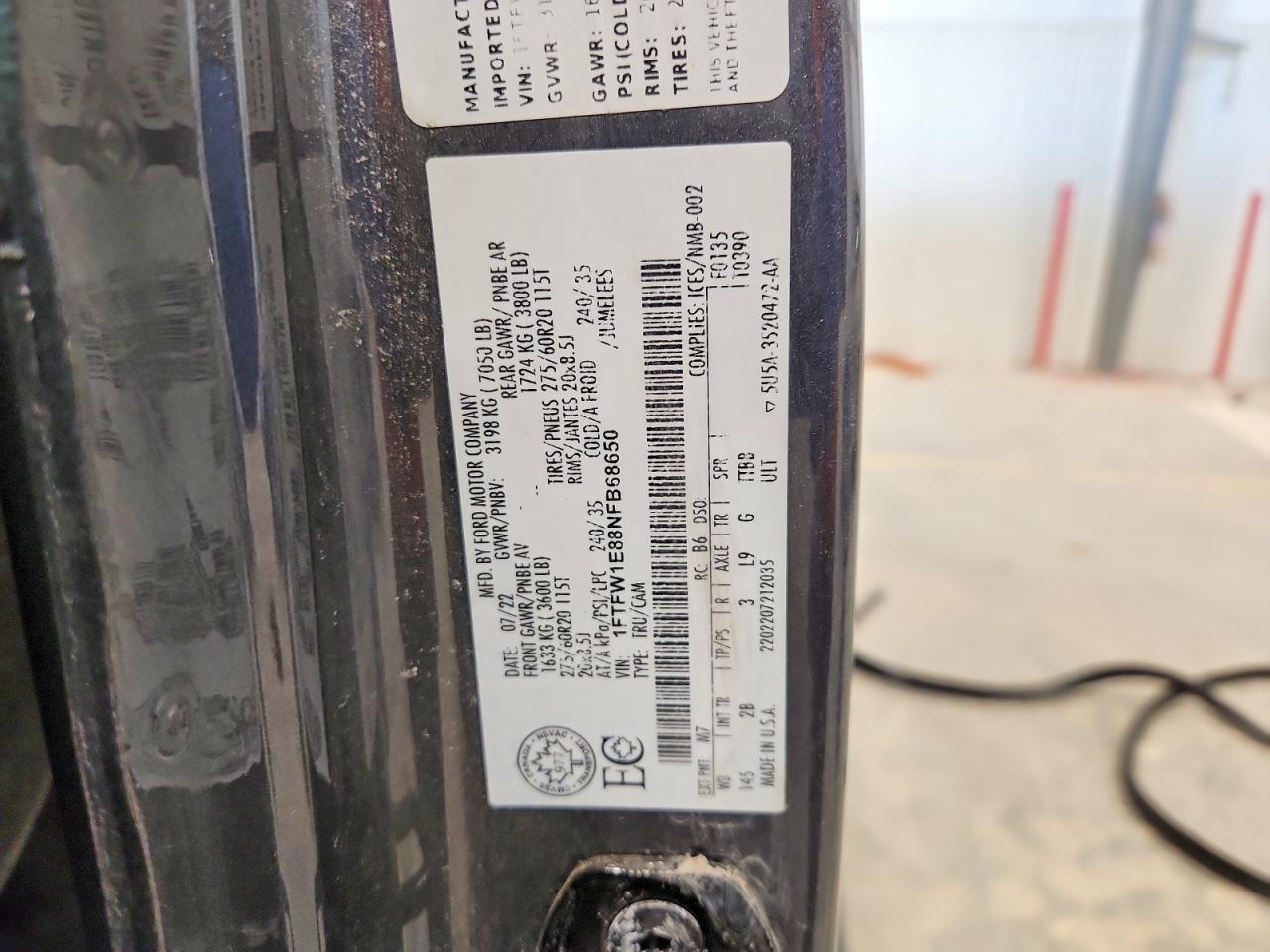 2022 FORD F150 SUPERCREW photo 13