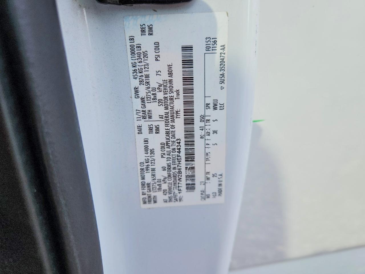 2017 FORD F250 SUPER DUTY photo 23