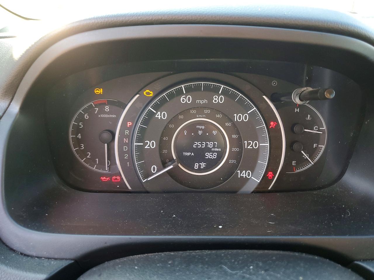 2012 HONDA CR-V EXL photo 9