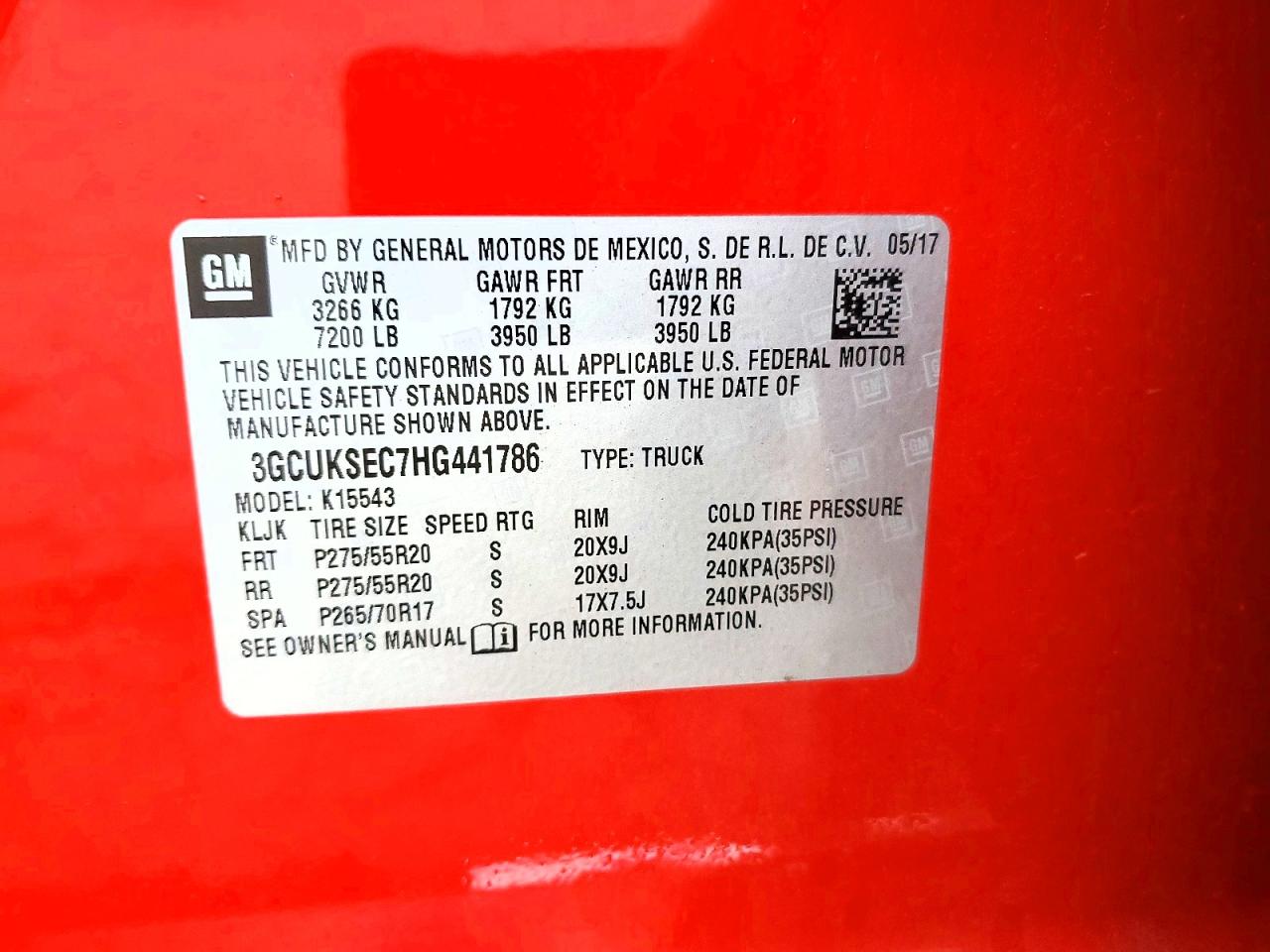 2017 CHEVROLET SILVERADO K1500 LTZ photo 23