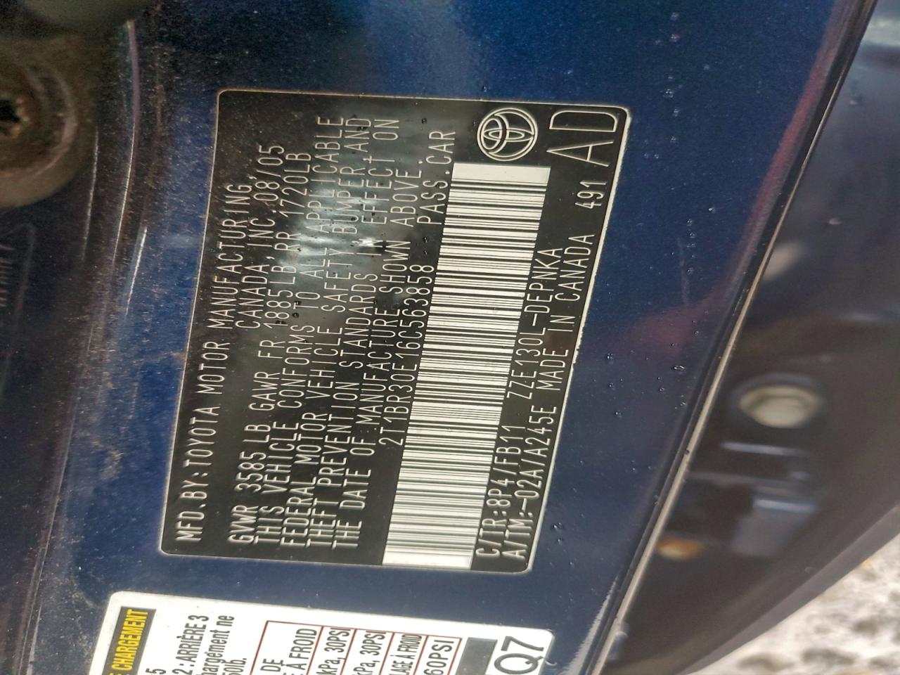 2006 TOYOTA COROLLA CE photo 12