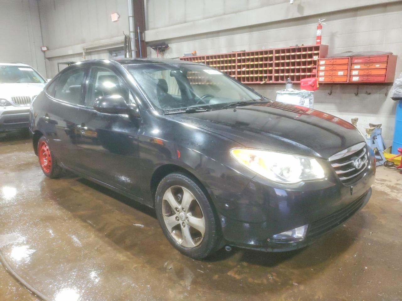 2010 HYUNDAI ELANTRA BLUE photo 4