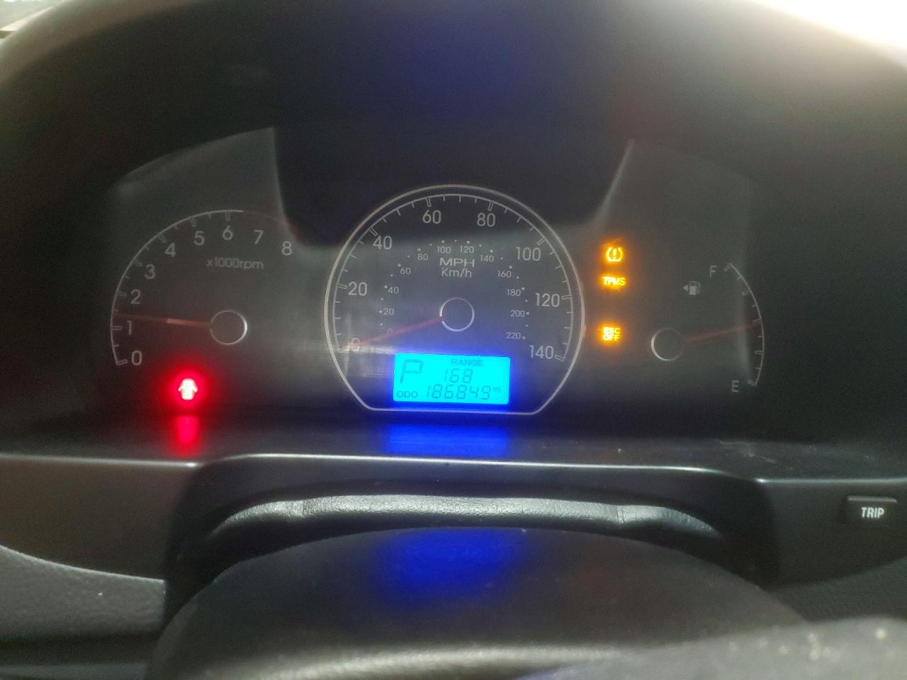 2010 HYUNDAI ELANTRA BLUE photo 9