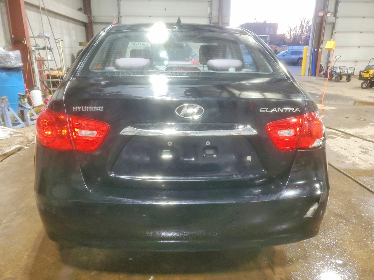 2010 HYUNDAI ELANTRA BLUE photo 6