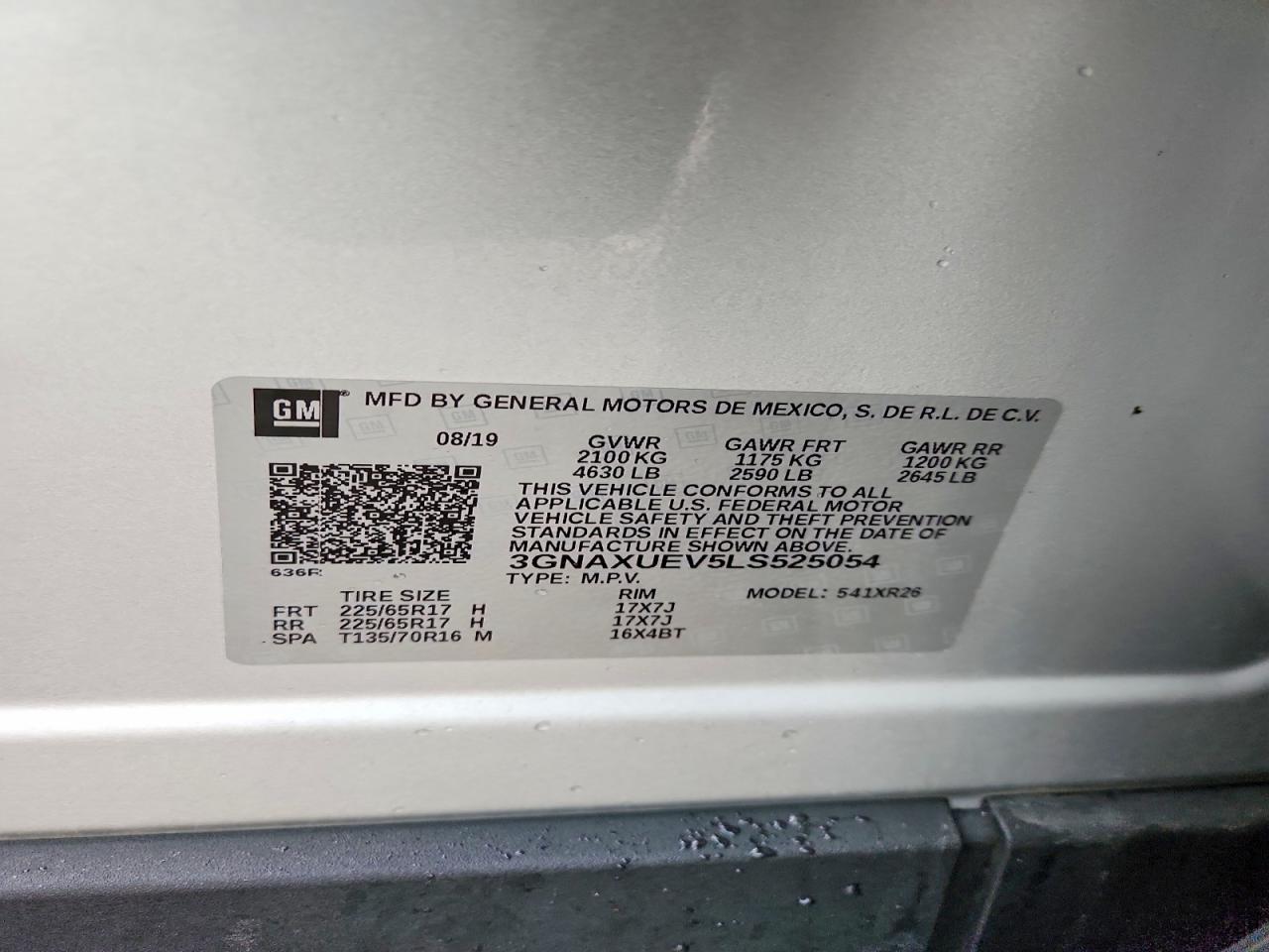 2020 CHEVROLET EQUINOX LT photo 13