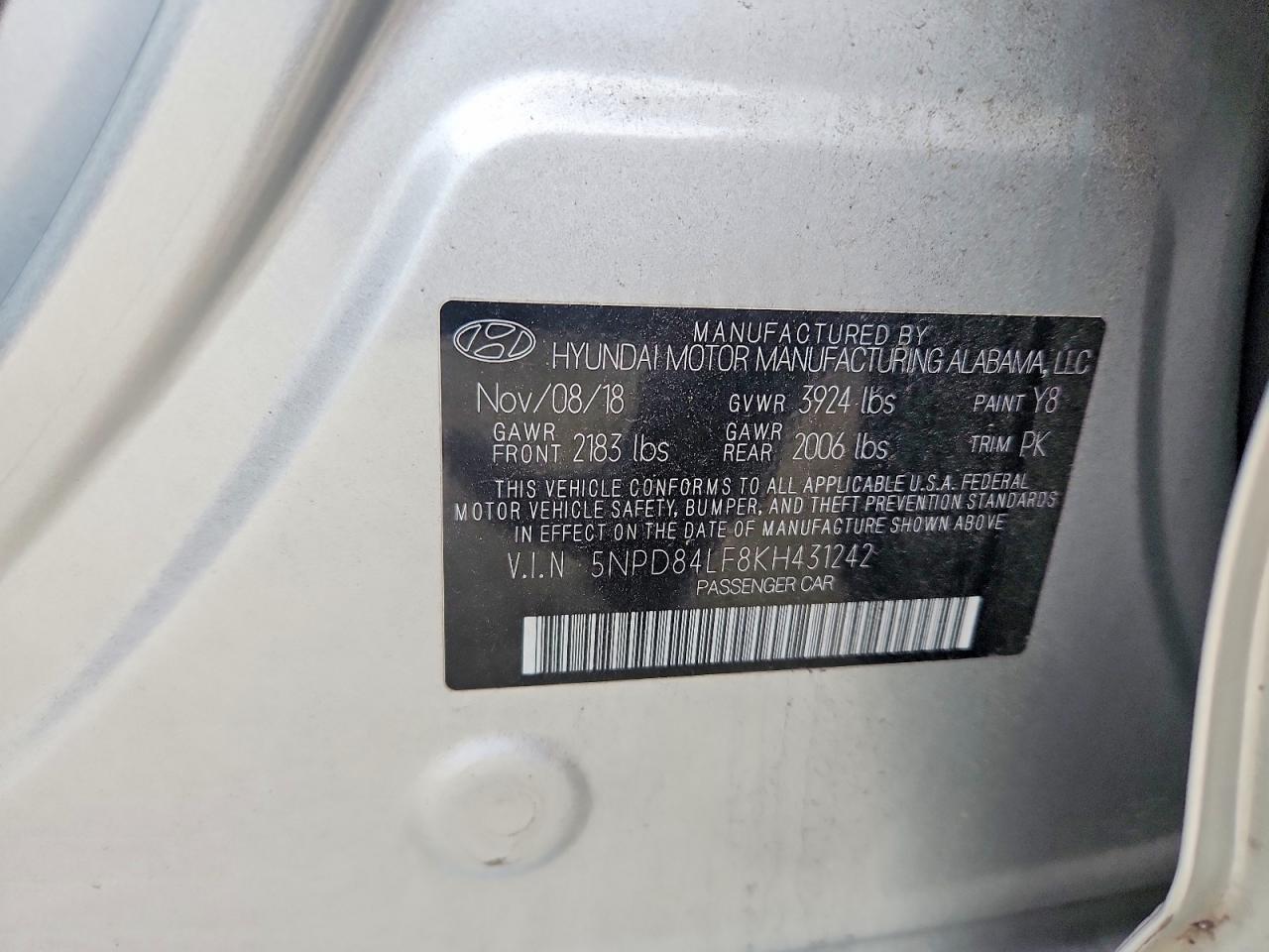 2019 HYUNDAI ELANTRA SEL photo 12