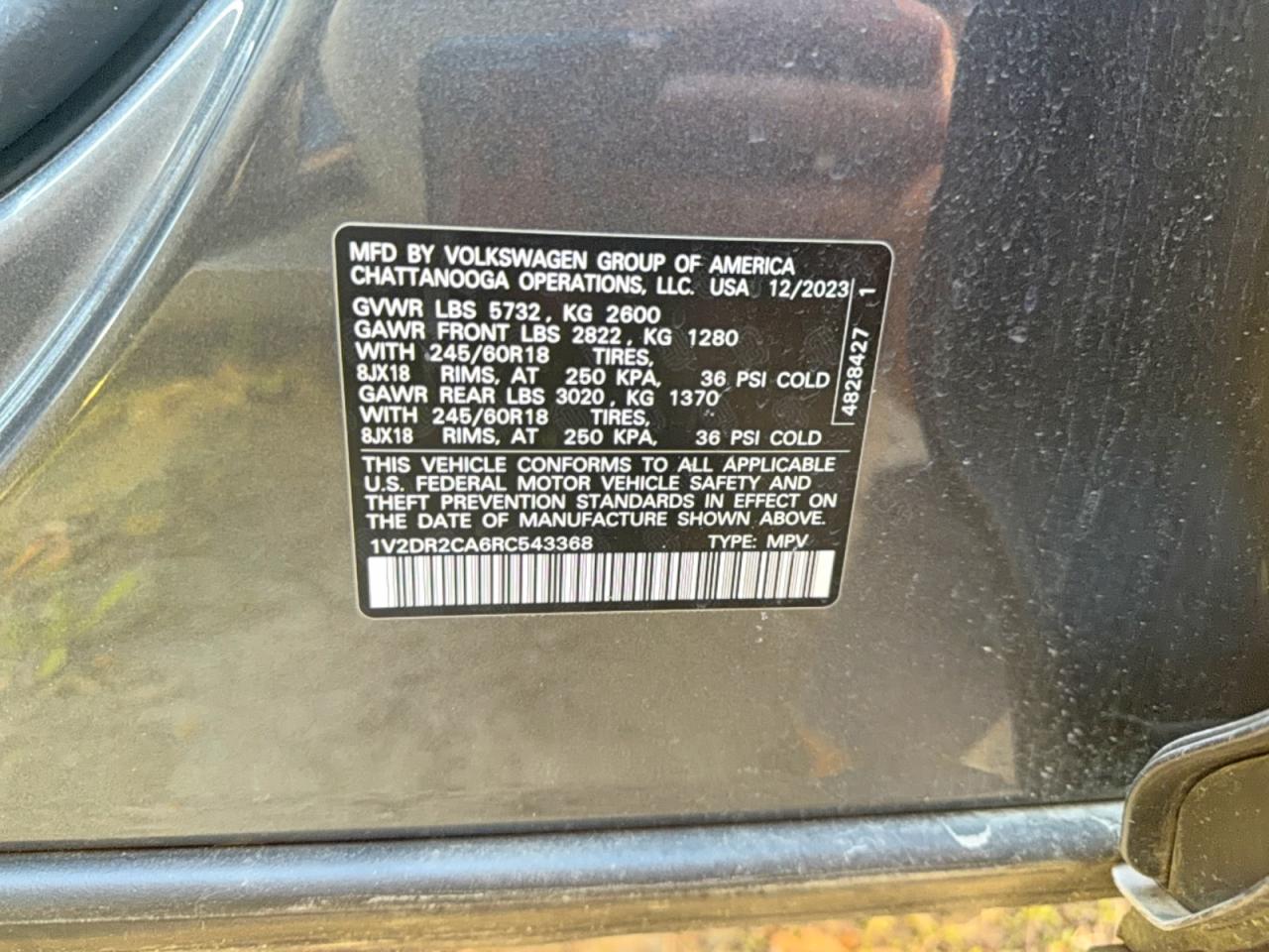 2024 VOLKSWAGEN ATLAS SE photo 10