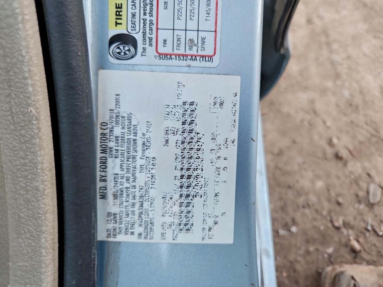2010 FORD FUSION HYBRID photo 12