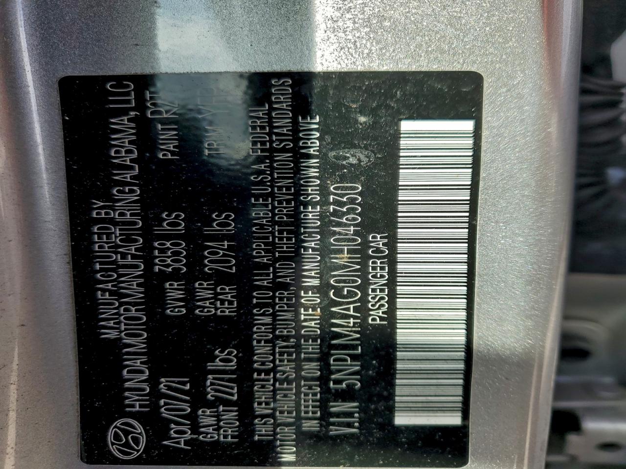 2021 HYUNDAI ELANTRA SEL photo 12