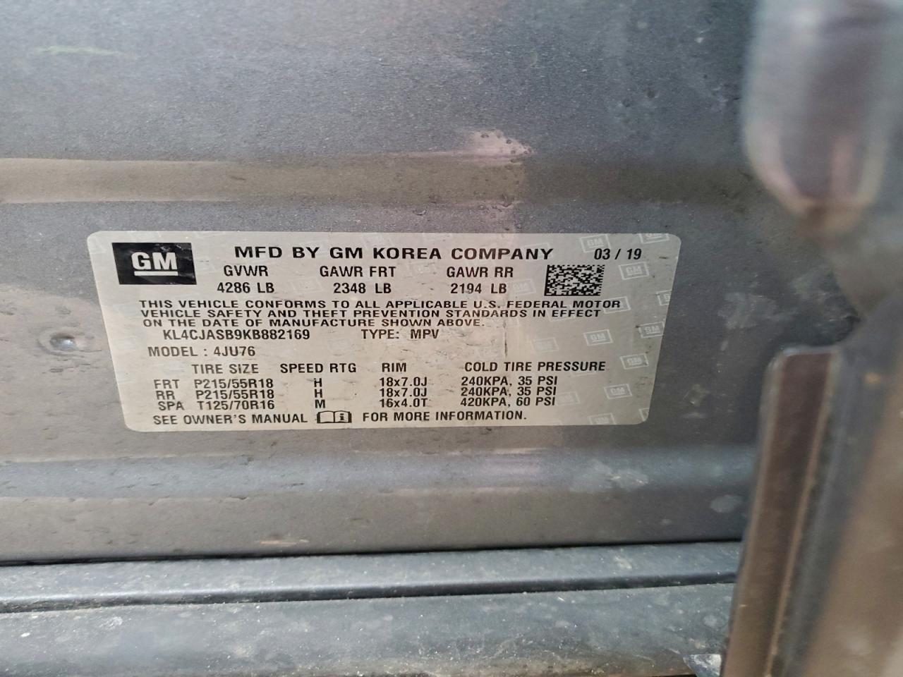 2019 BUICK ENCORE PREFERRED photo 14
