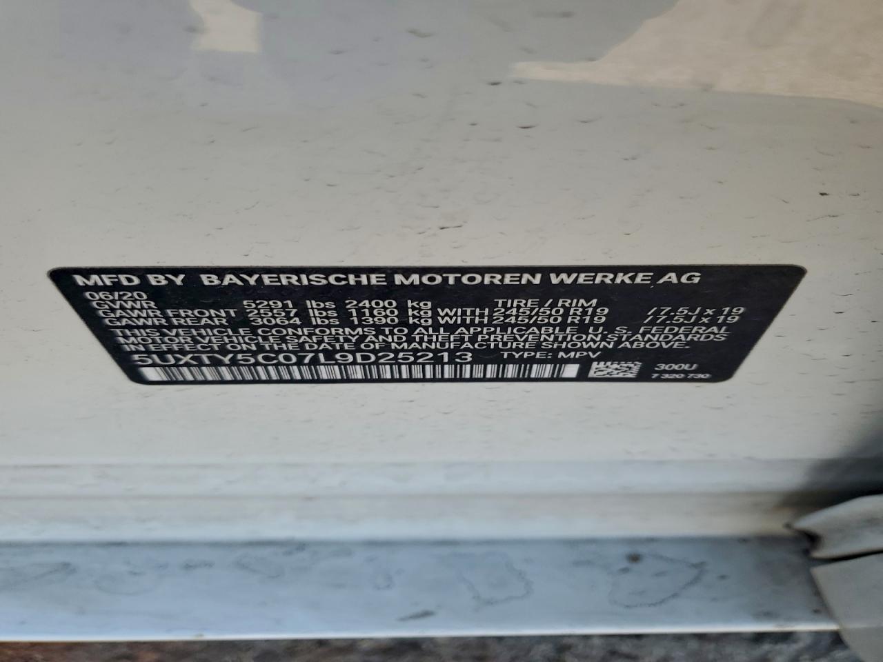 2020 BMW X3 XDRIVE30I photo 13