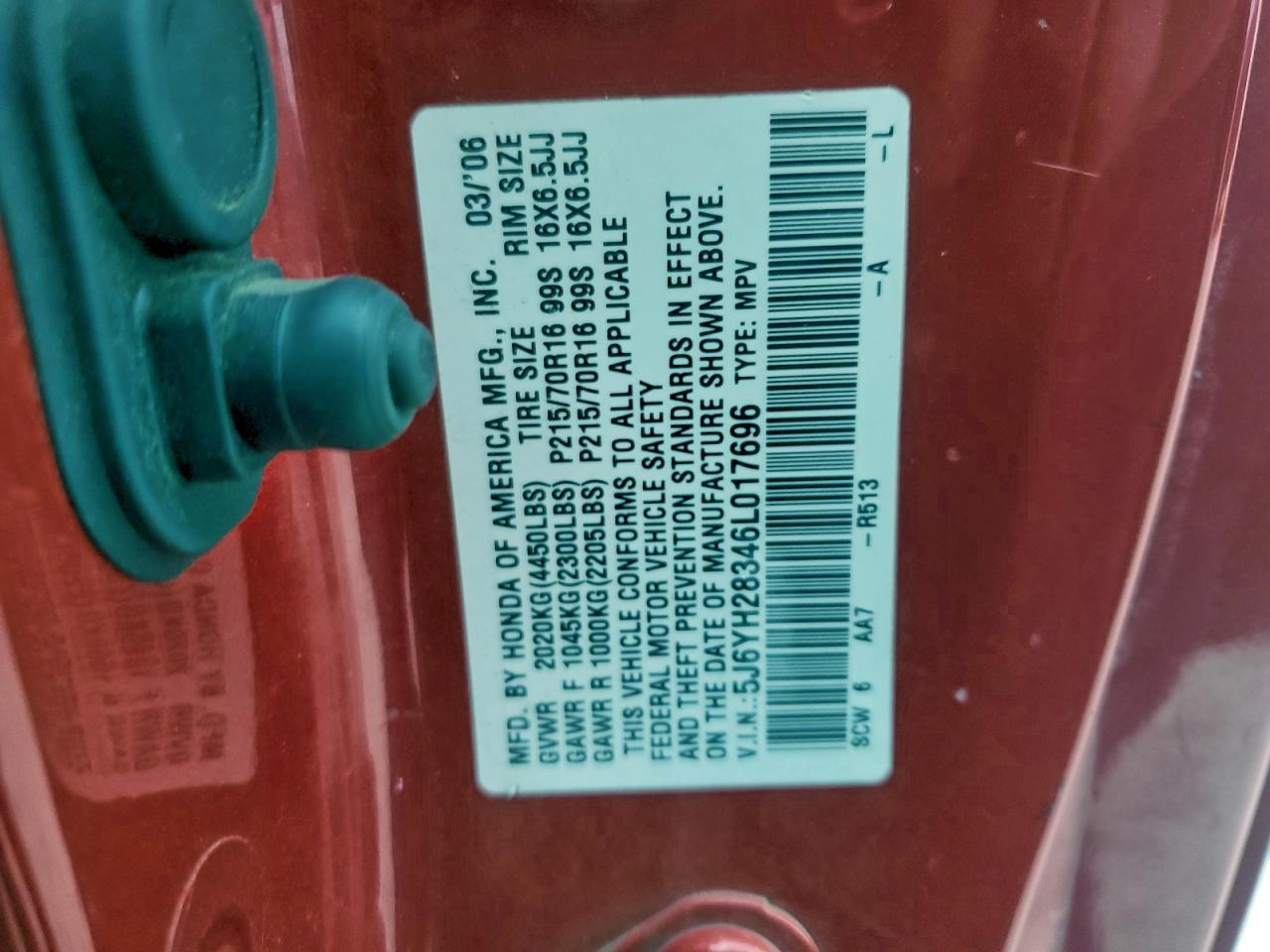 2006 HONDA ELEMENT LX photo 13