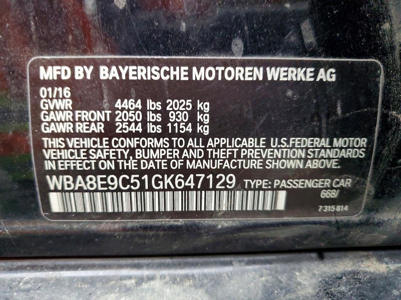 2016 BMW 328 I SULEV photo 12