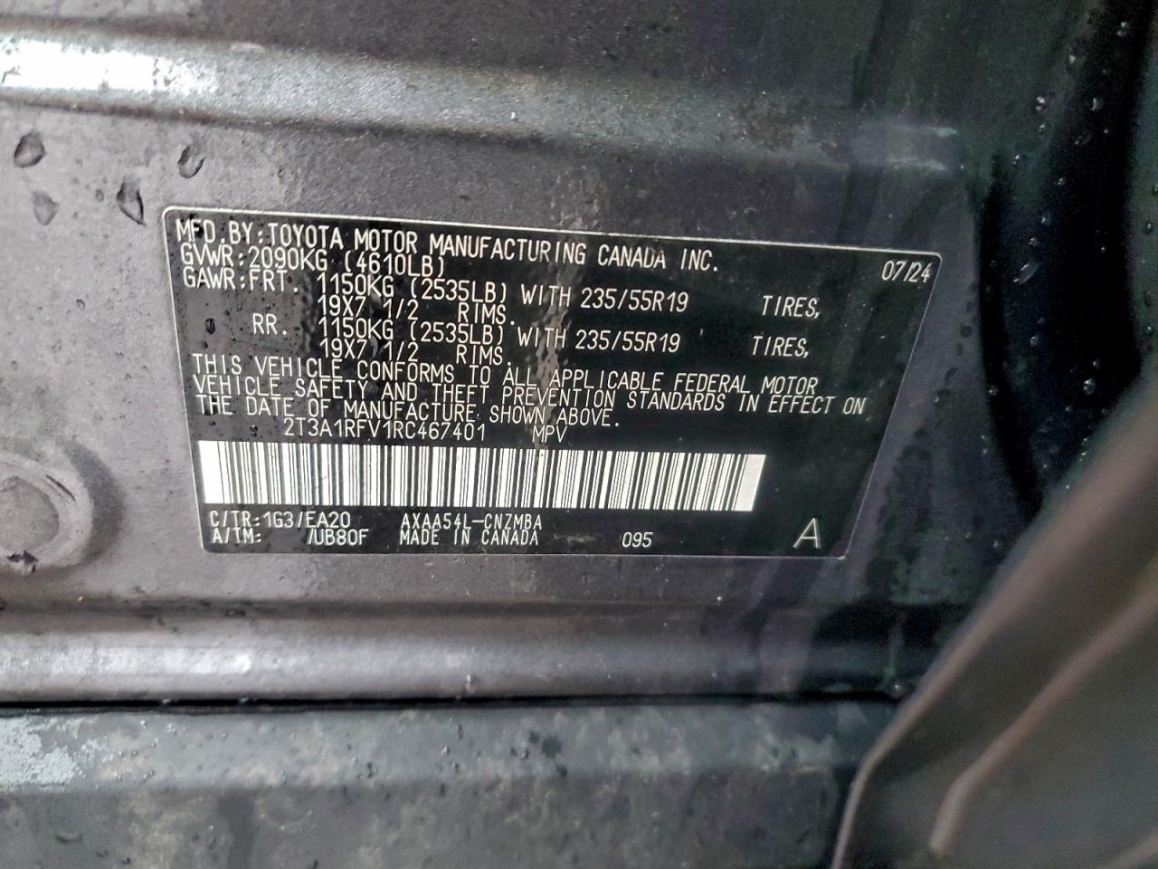 2024 TOYOTA RAV4 XLE PREMIUM photo 13