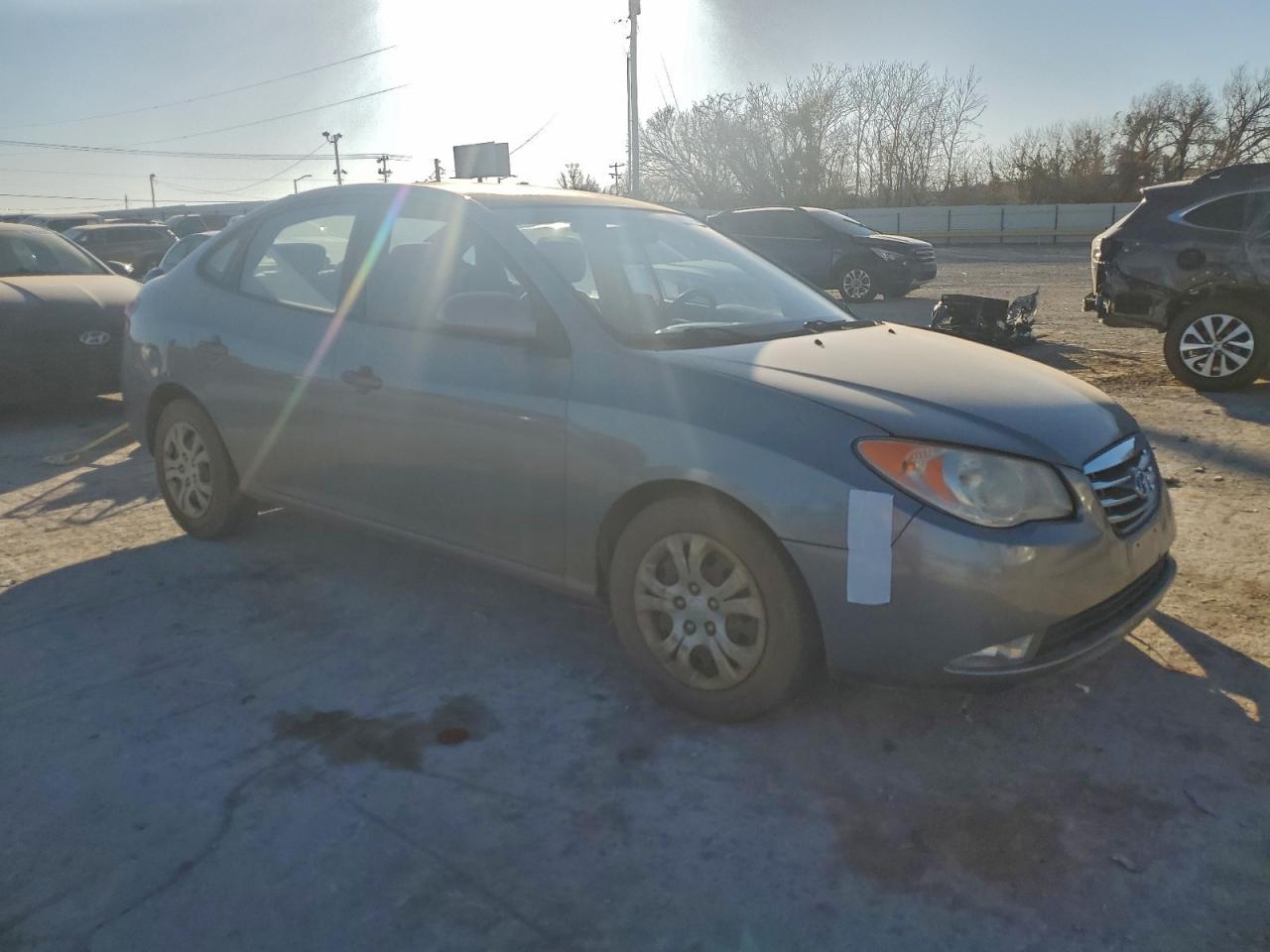 2010 HYUNDAI ELANTRA BLUE photo 4