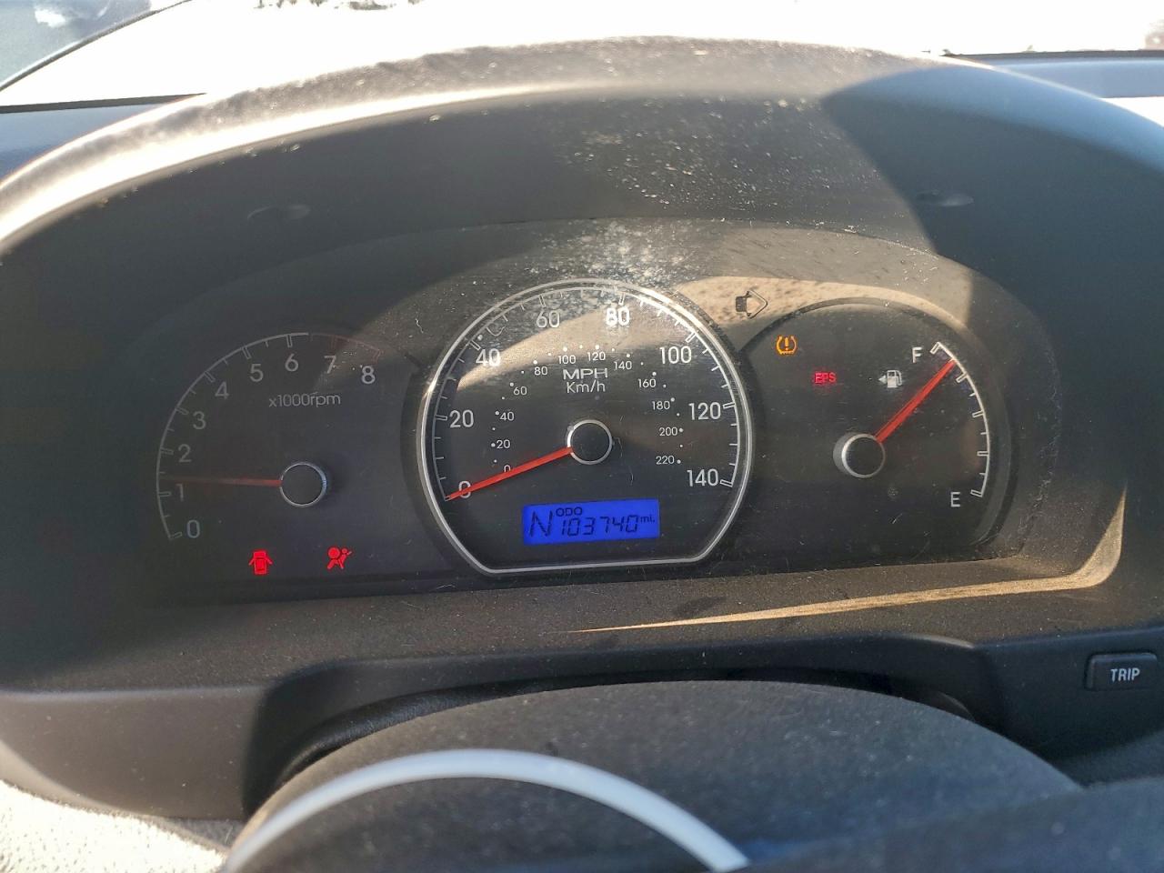 2010 HYUNDAI ELANTRA BLUE photo 9