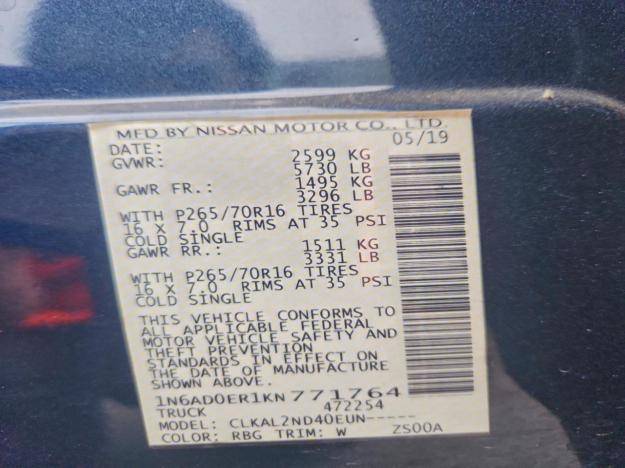 2019 NISSAN FRONTIER S photo 25