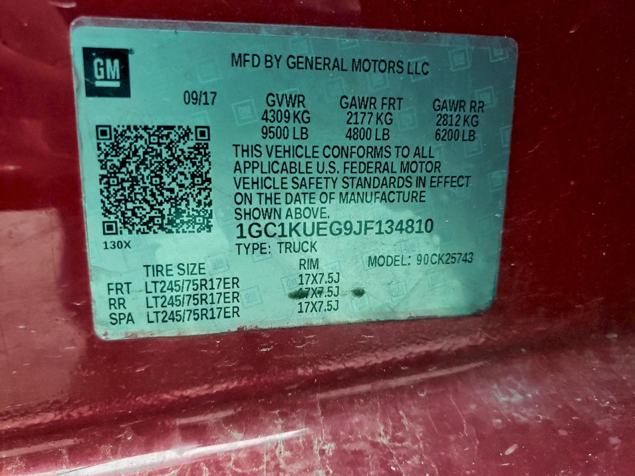 2018 CHEVROLET SILVERADO K2500 HEAVY DUTY photo 12