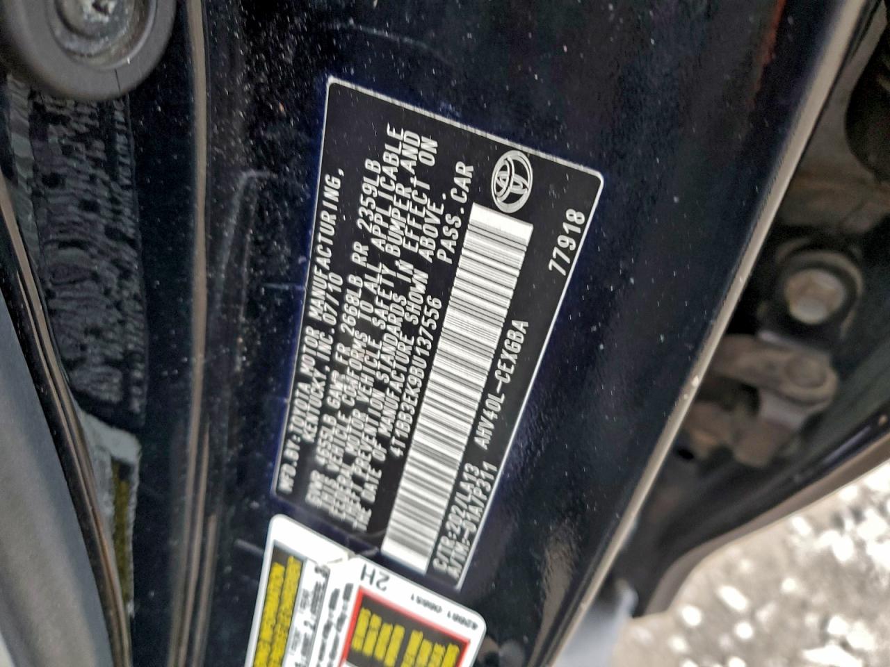 2011 TOYOTA CAMRY HYBRID photo 23