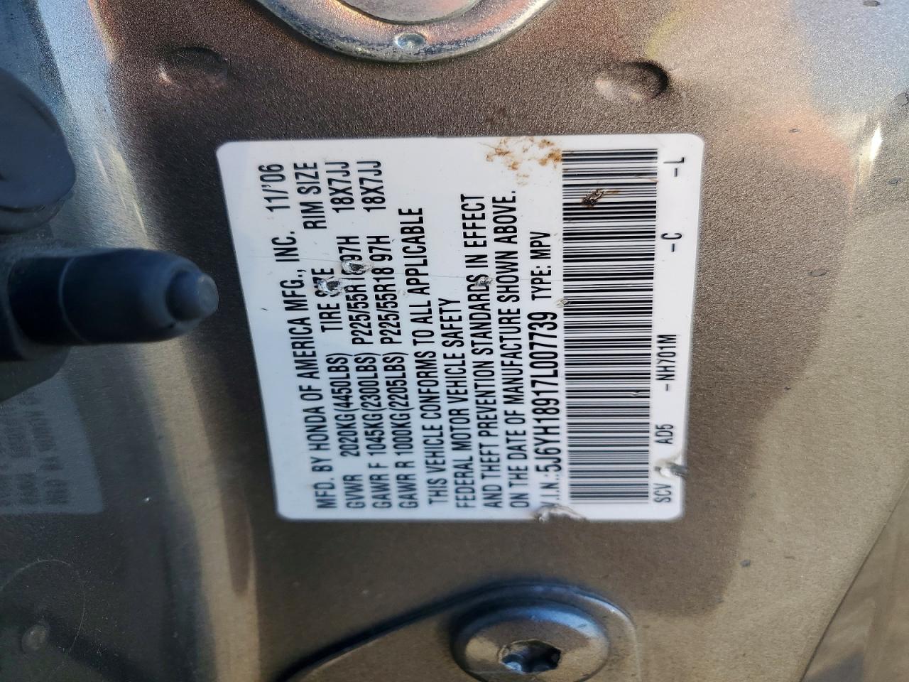 2007 HONDA ELEMENT SC photo 23