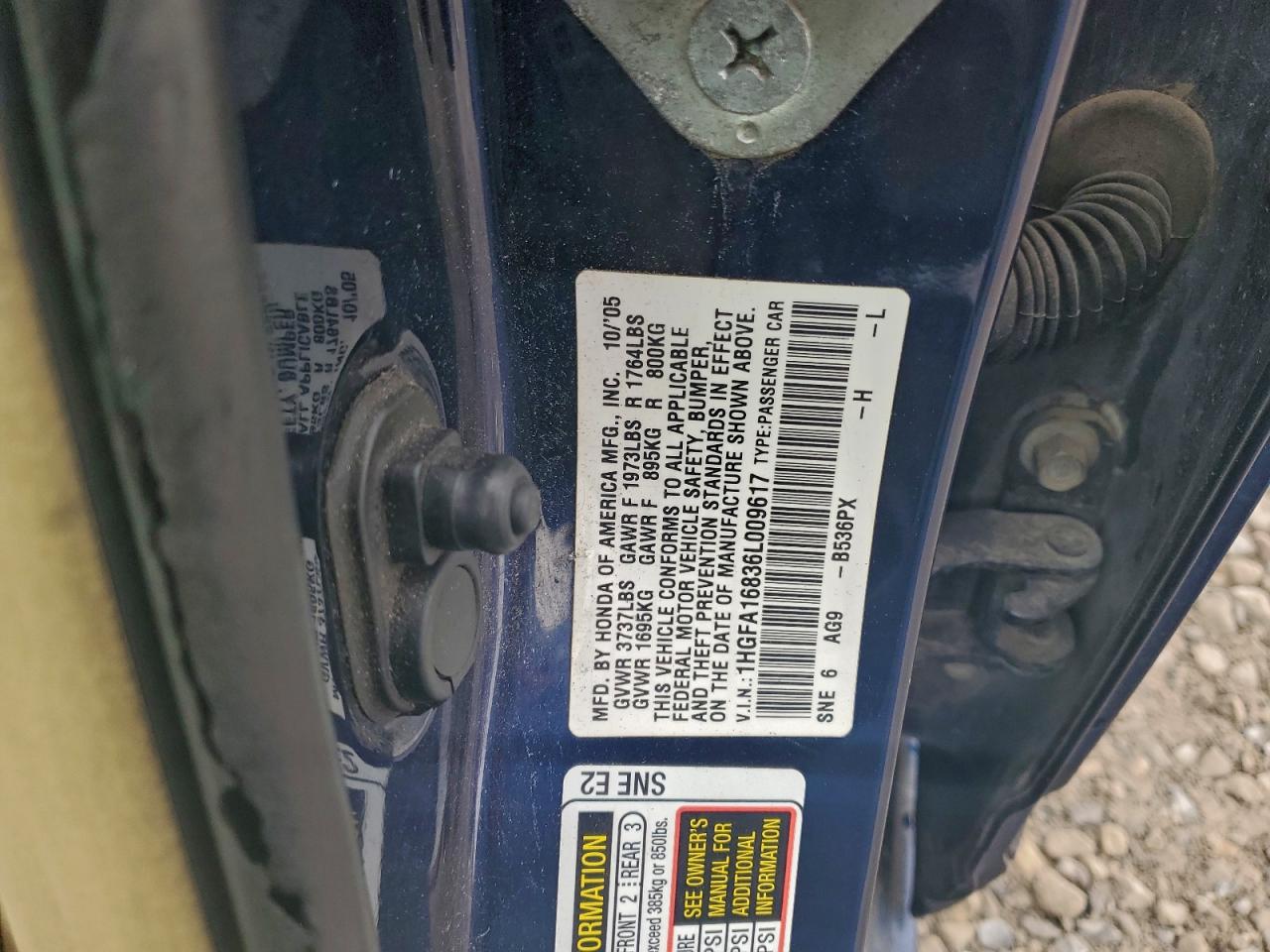 2006 HONDA CIVIC EX photo 23