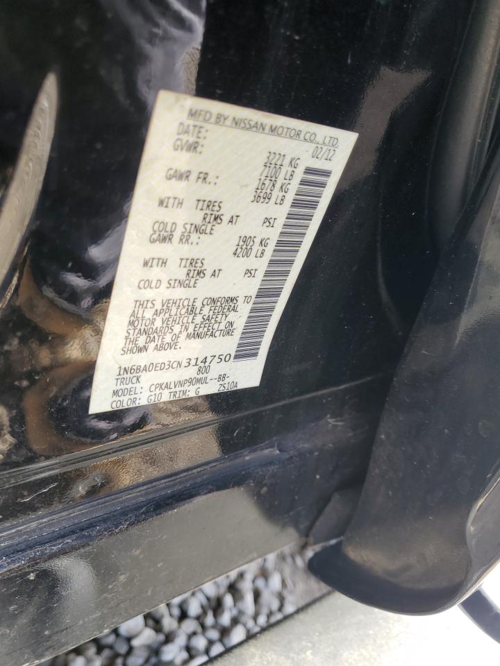 2012 NISSAN TITAN S photo 10