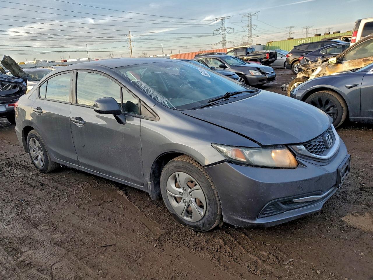 2013 HONDA CIVIC LX photo 4