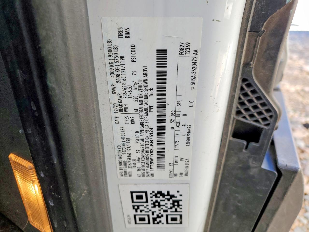 2020 FORD TRANSIT T-350 photo 37