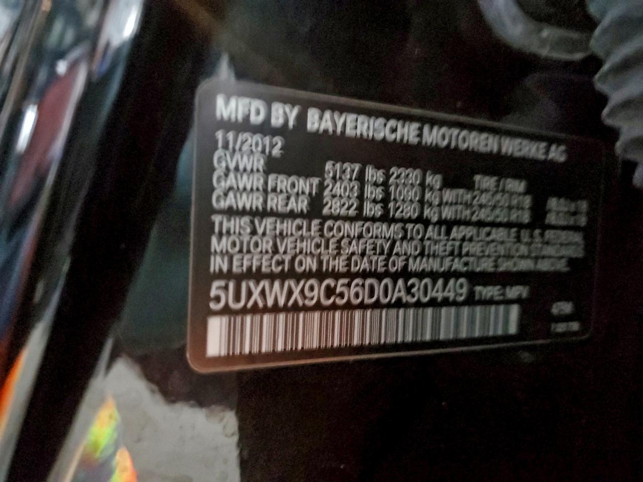 2013 BMW X3 XDRIVE28I photo 12