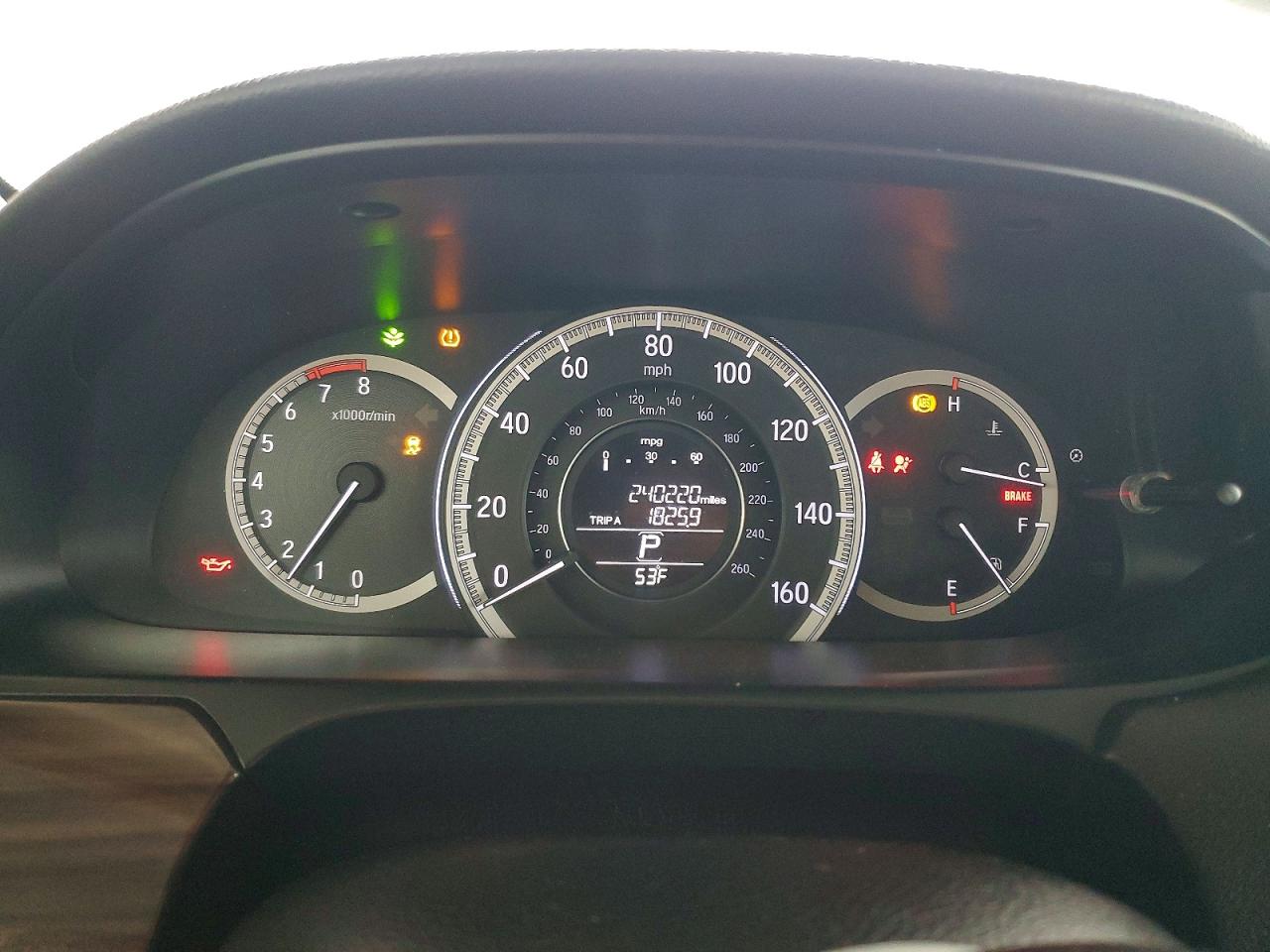 2016 HONDA ACCORD EX photo 9