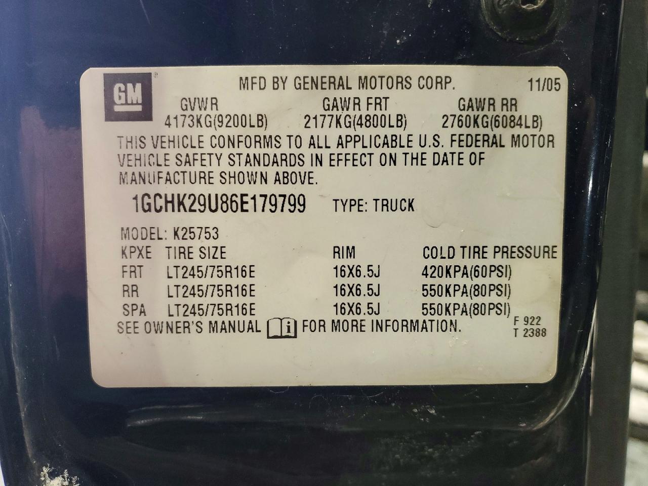 2006 CHEVROLET SILVERADO K2500 HEAVY DUTY photo 13