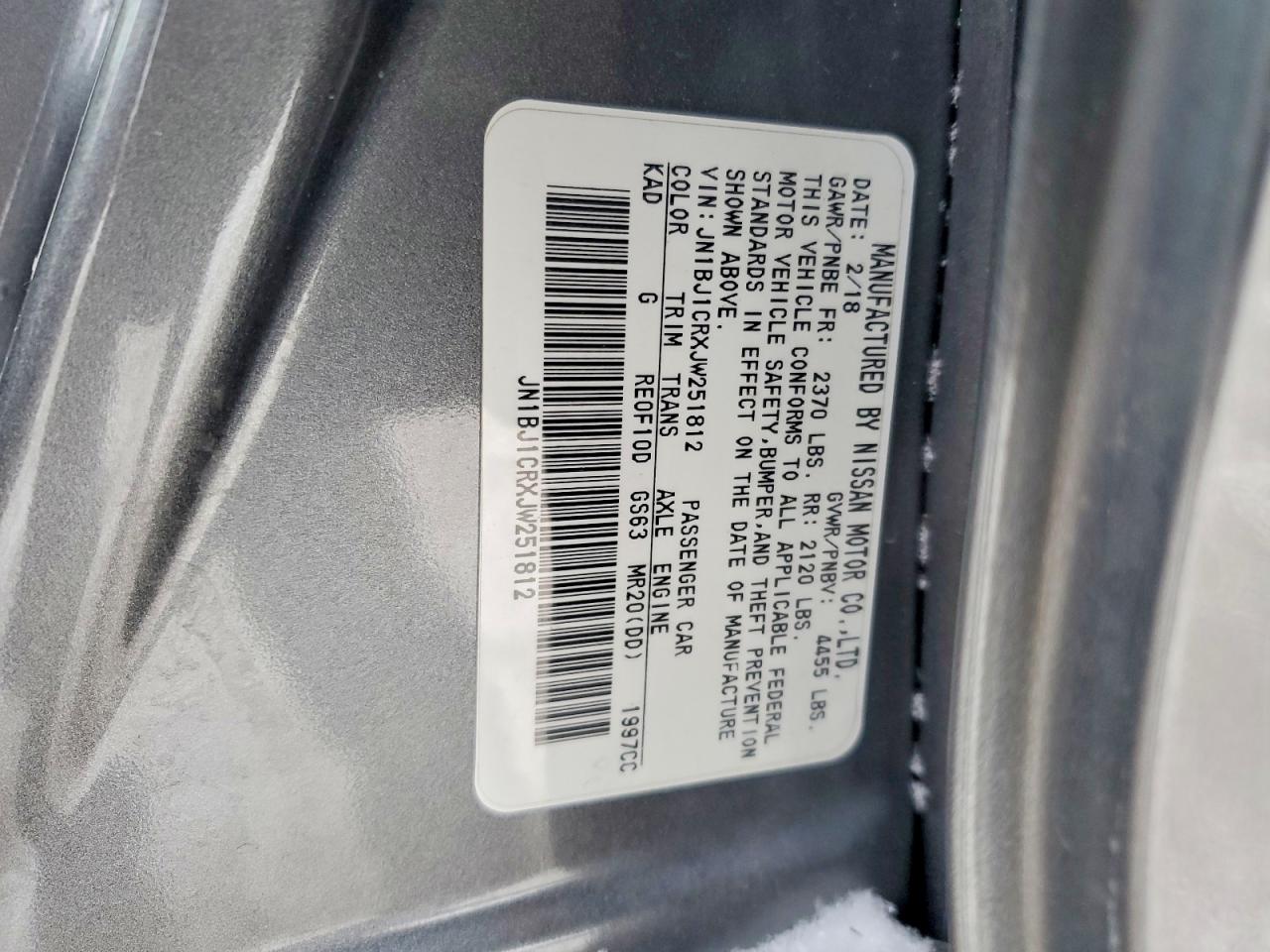 2018 NISSAN ROGUE SPORT S photo 25