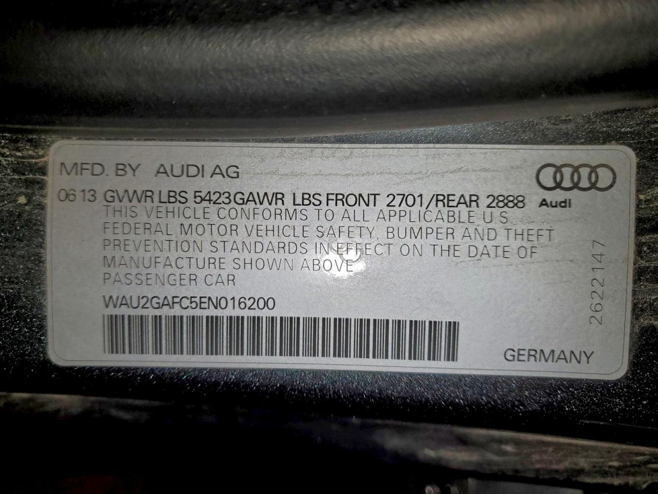 2014 AUDI A7 PRESTIGE photo 23