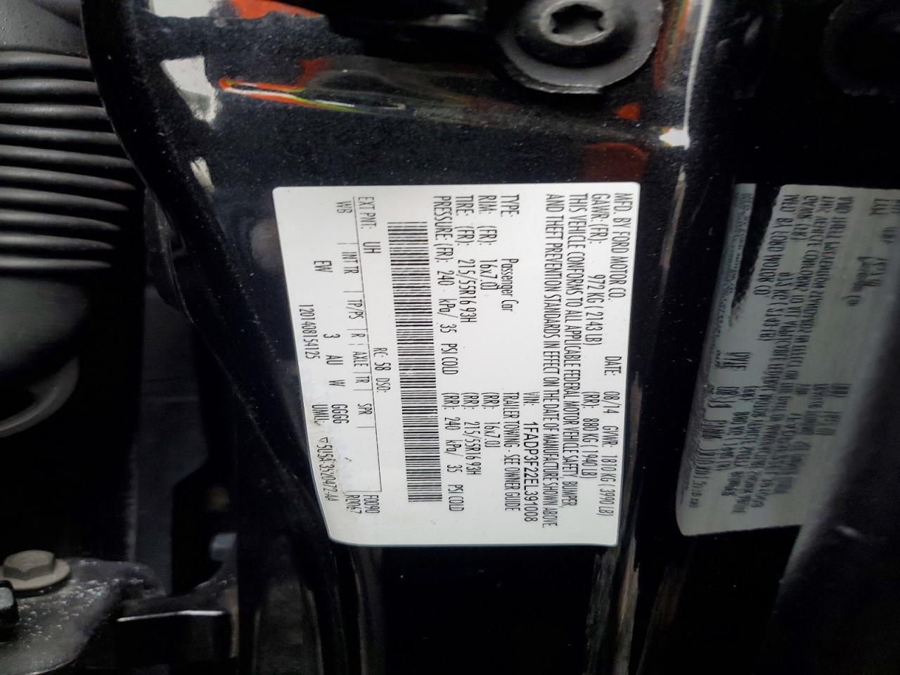 2014 FORD FOCUS SE photo 12