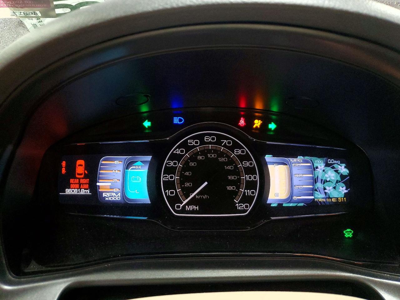 2012 LINCOLN MKZ HYBRID photo 9