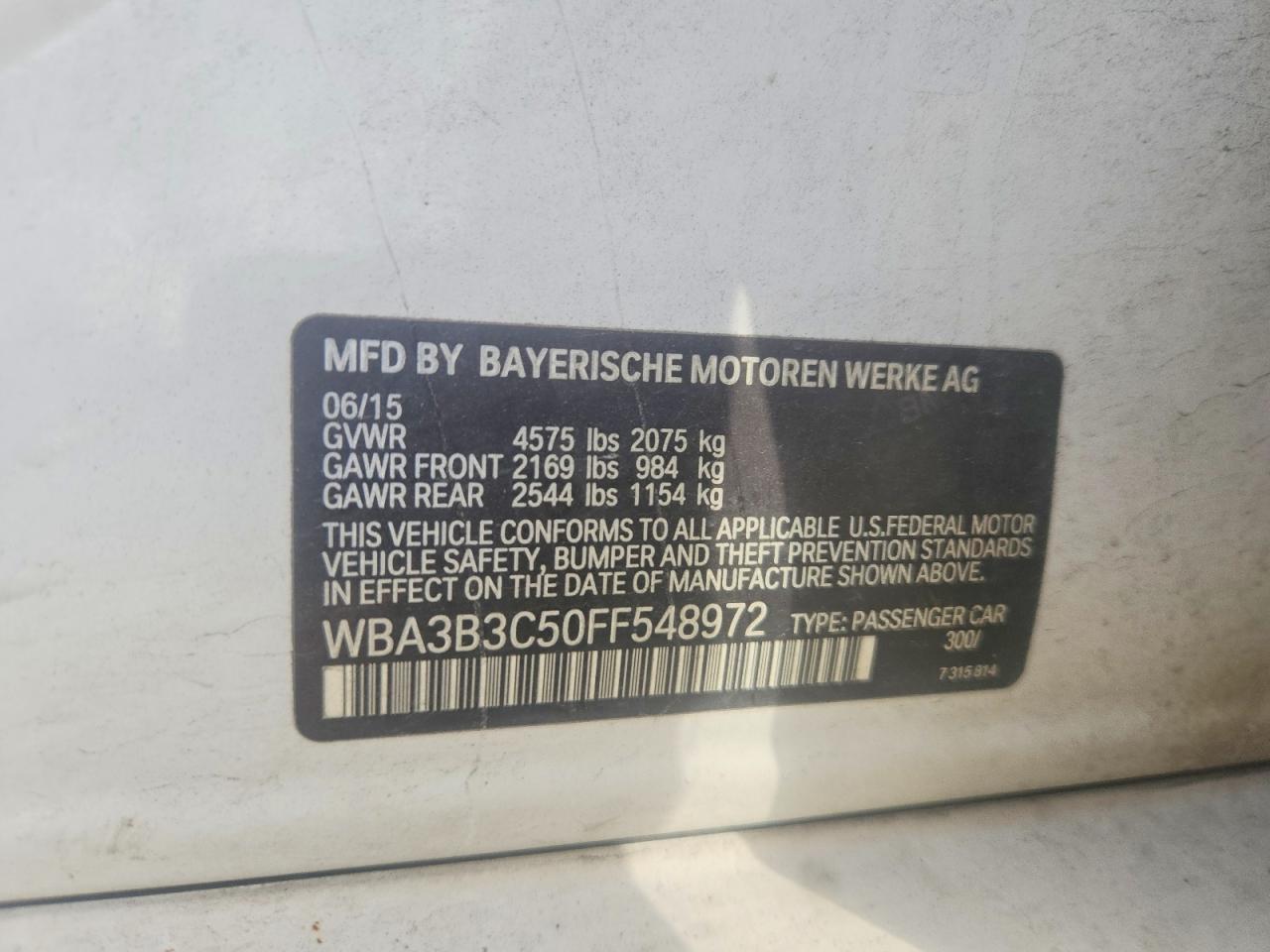 2015 BMW 328 XI photo 12