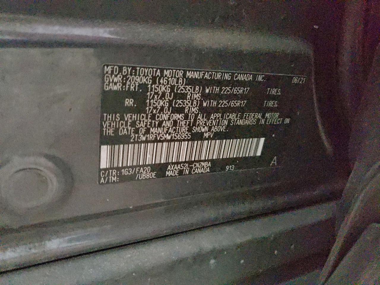 2021 TOYOTA RAV4 XLE photo 13