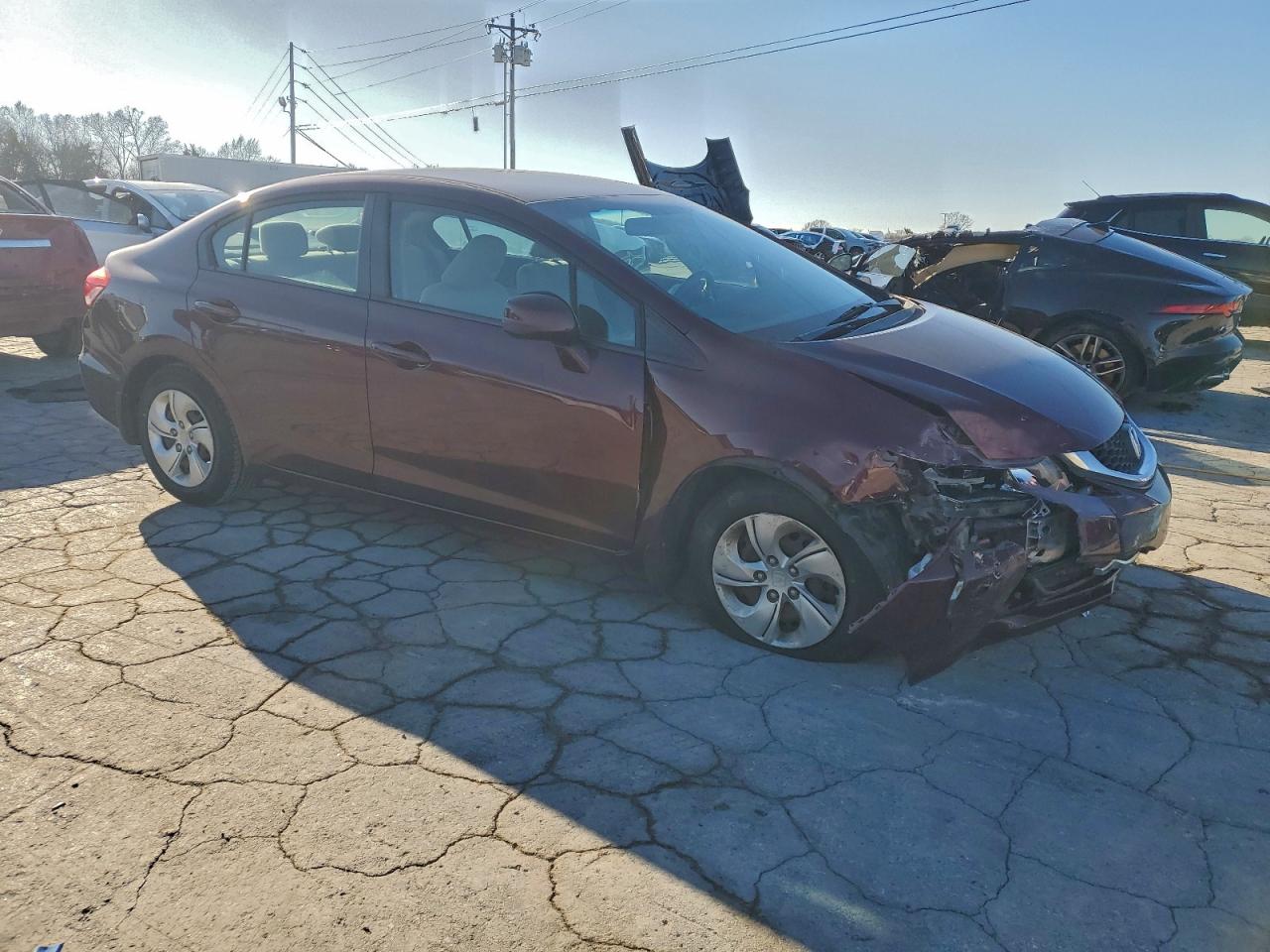 2013 HONDA CIVIC LX photo 4