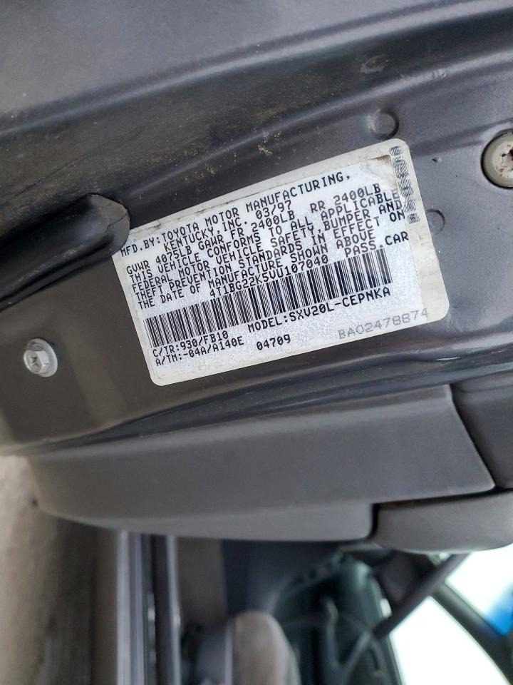1997 TOYOTA CAMRY CE photo 12