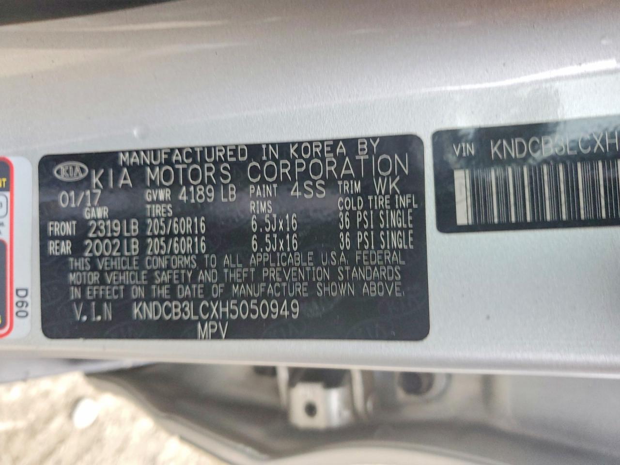 2017 KIA NIRO FE photo 13