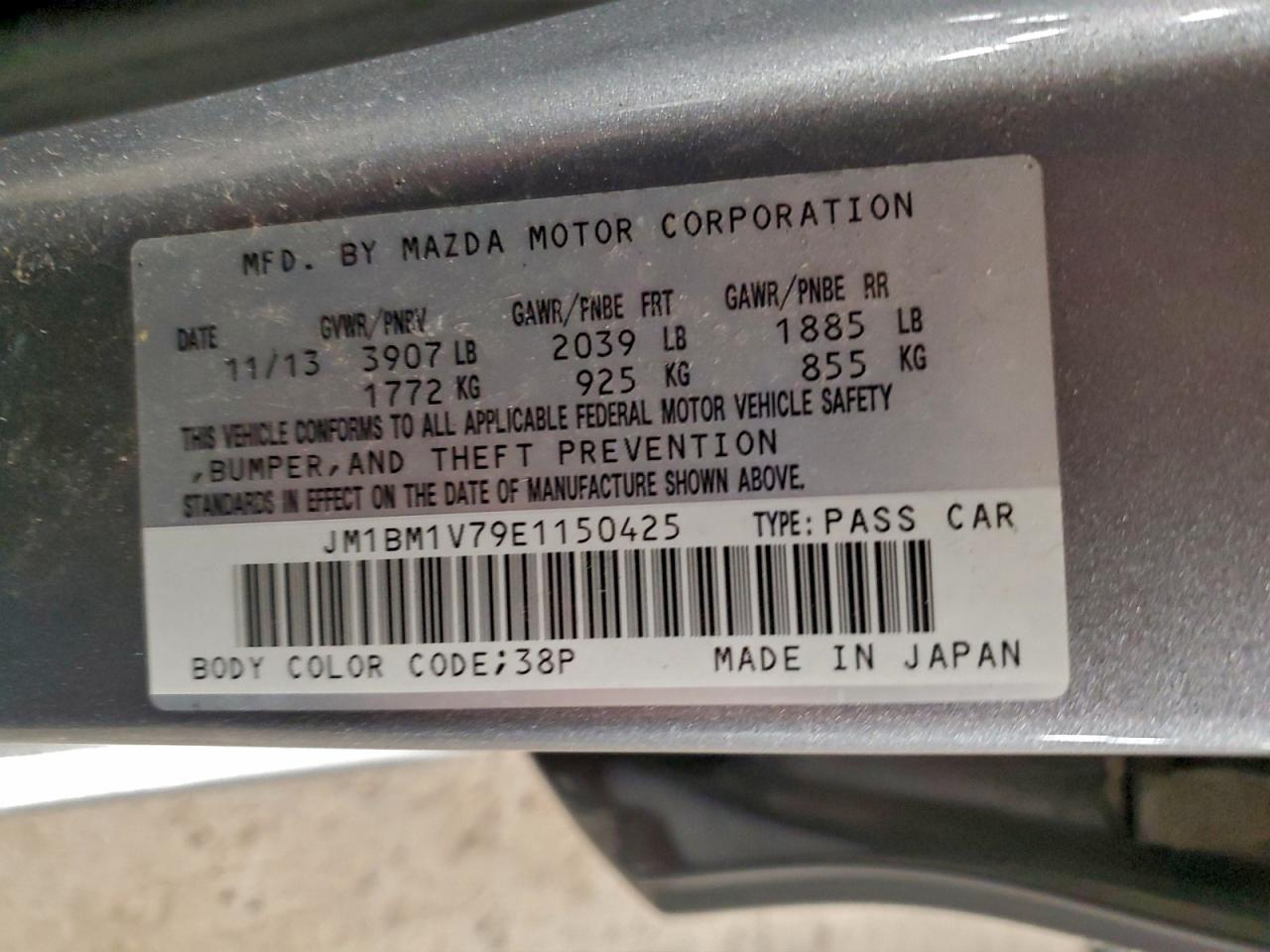 2014 MAZDA 3 TOURING photo 12