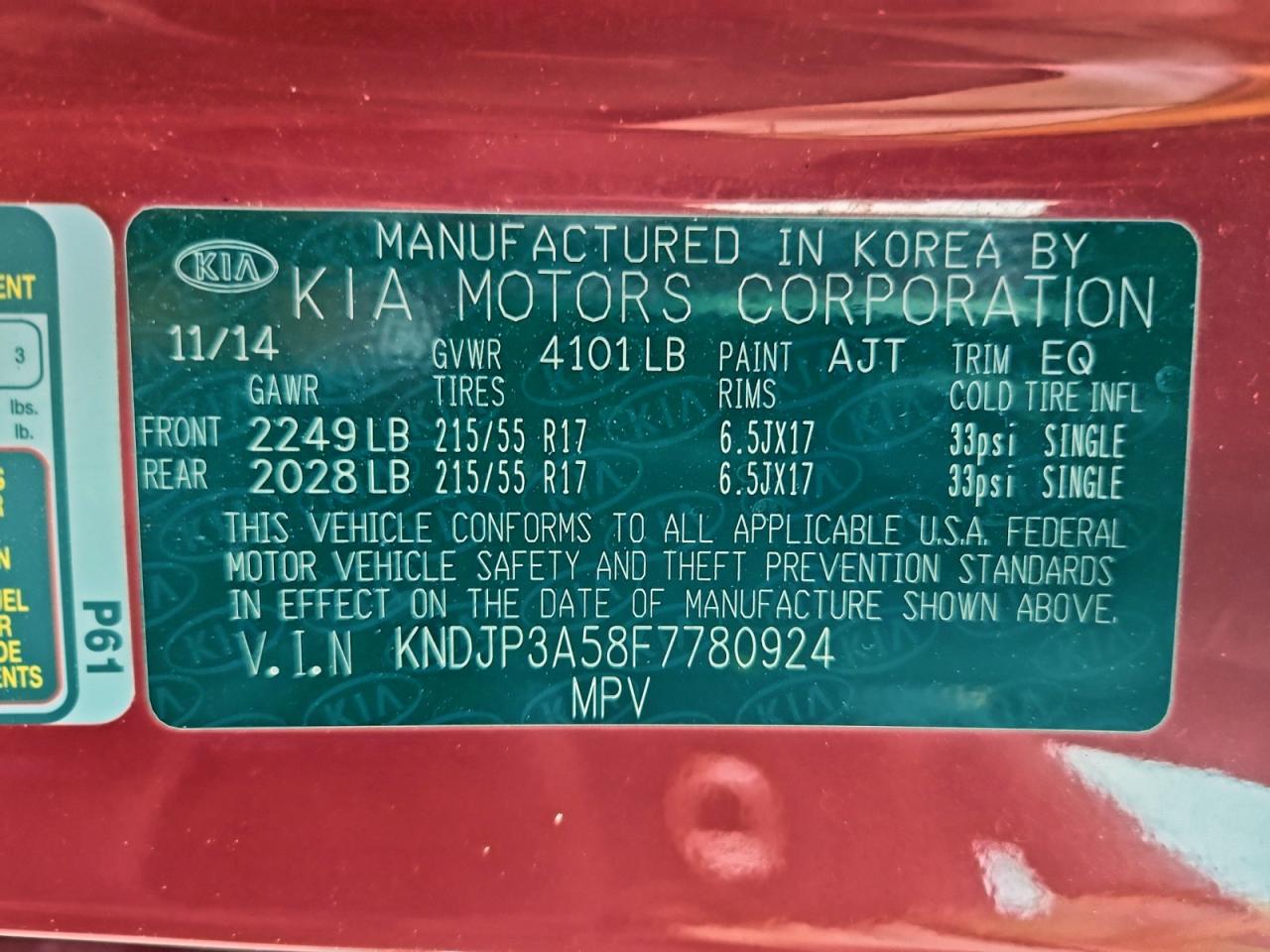 2015 KIA SOUL + photo 12