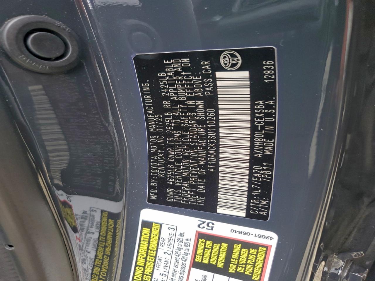 2025 TOYOTA CAMRY XSE photo 12