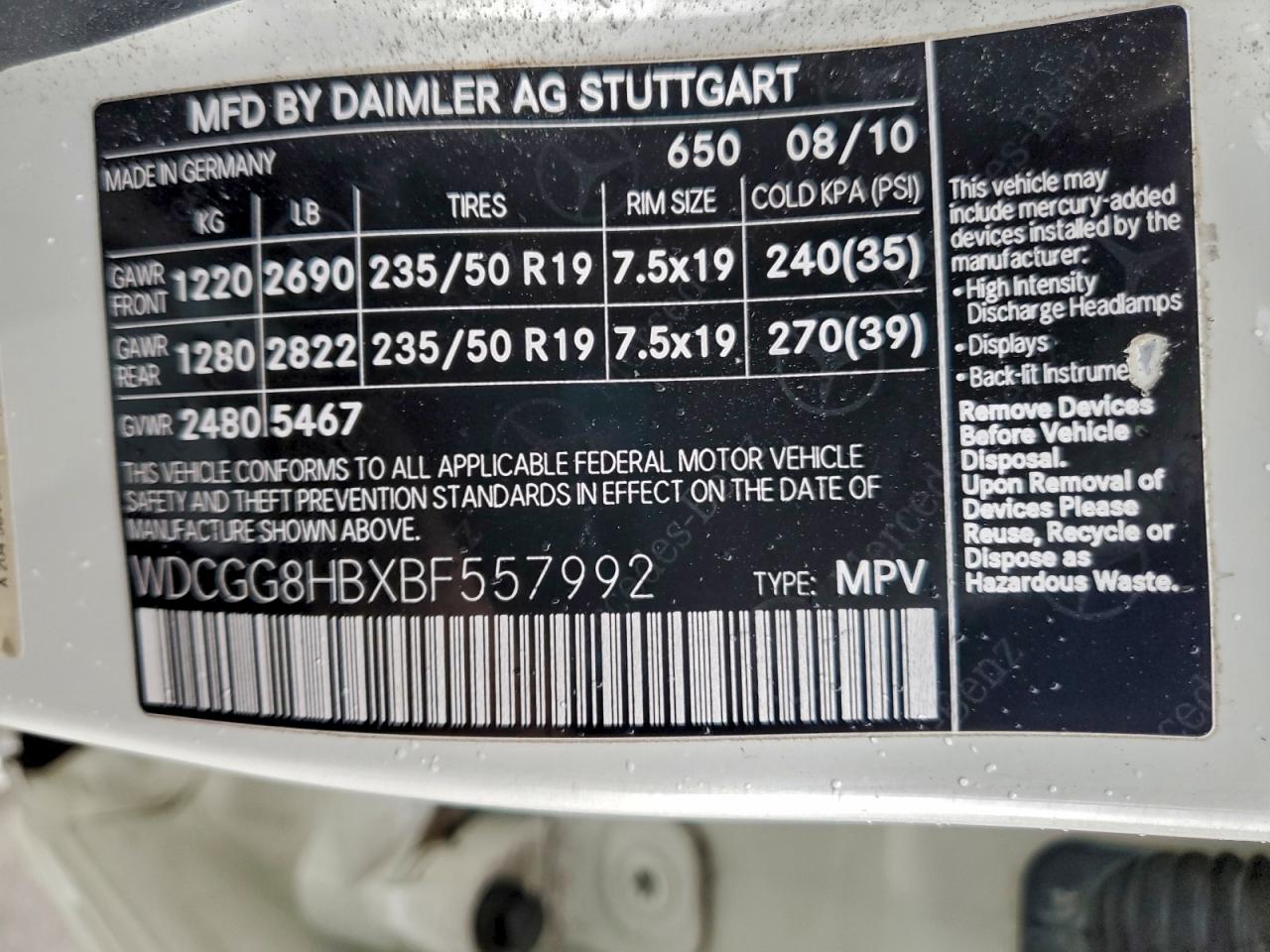 2011 MERCEDES-BENZ GLK 350 4MATIC photo 12