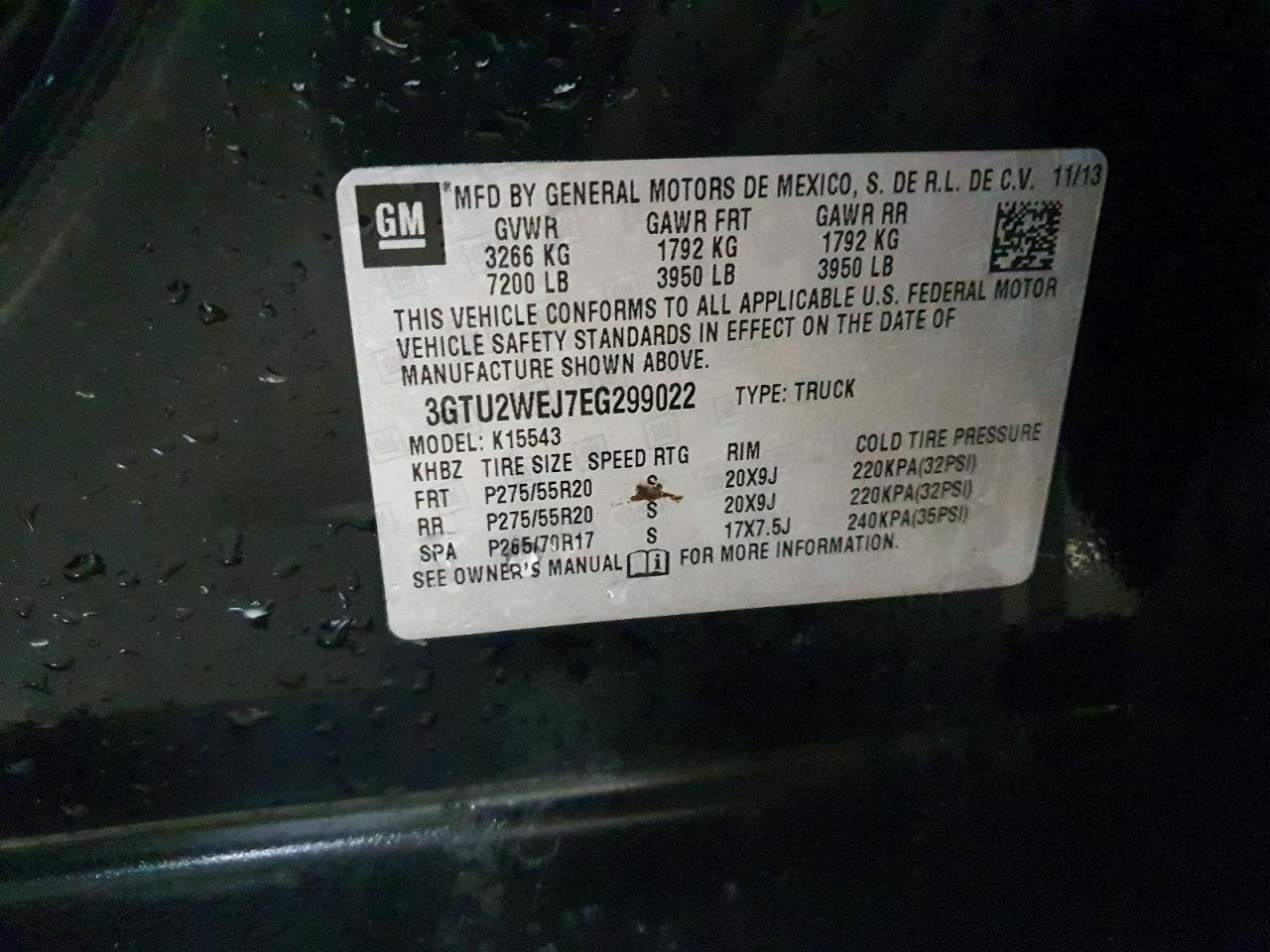 2014 GMC SIERRA K1500 DENALI photo 13