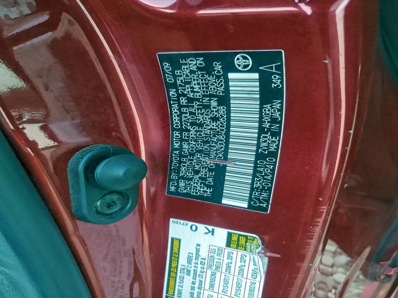 2010 TOYOTA PRIUS photo 23