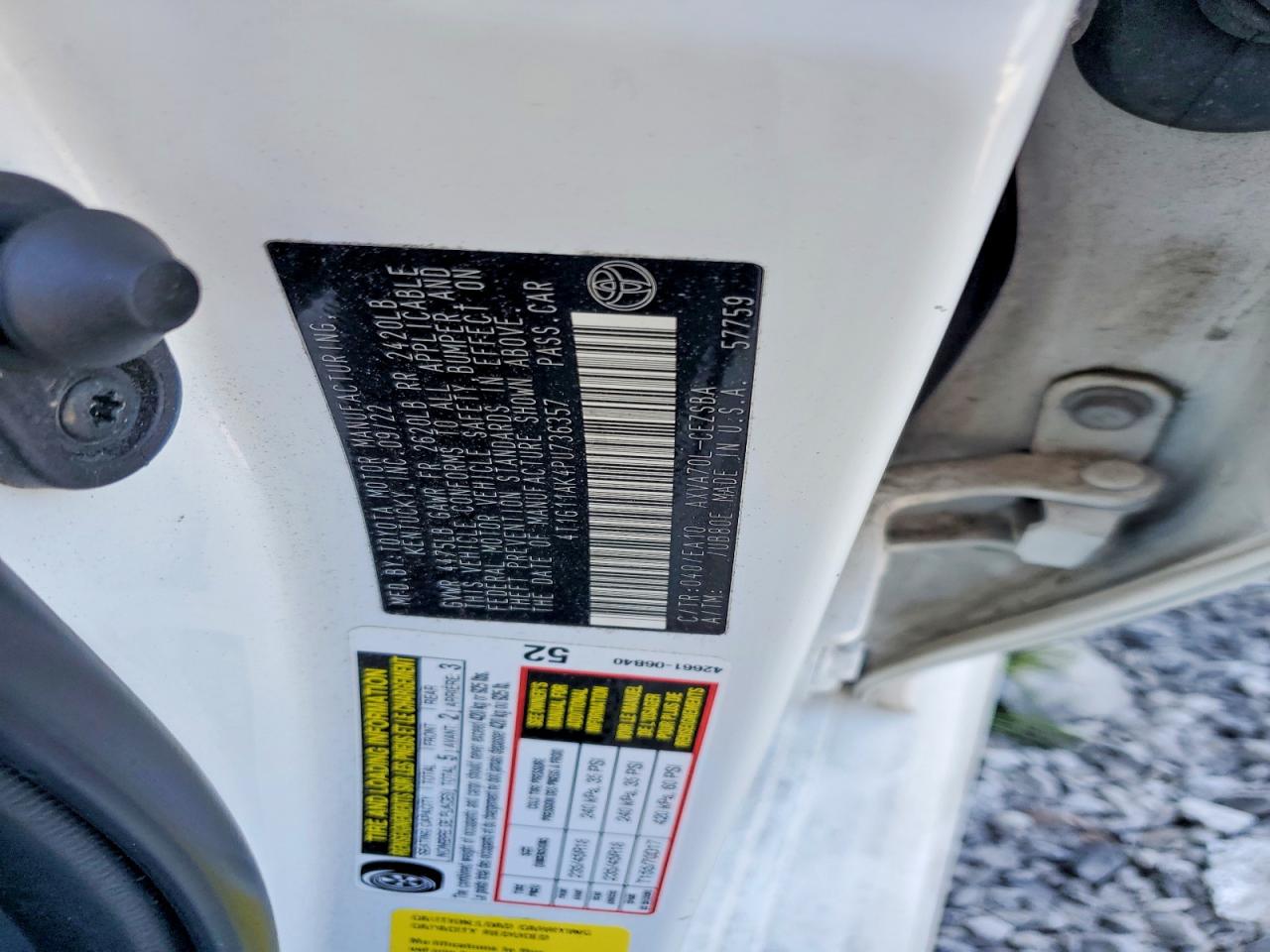 2023 TOYOTA CAMRY SE NIGHT SHADE photo 12