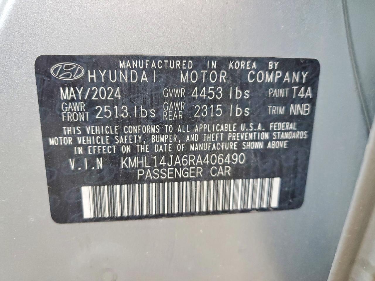2024 HYUNDAI SONATA SEL photo 12